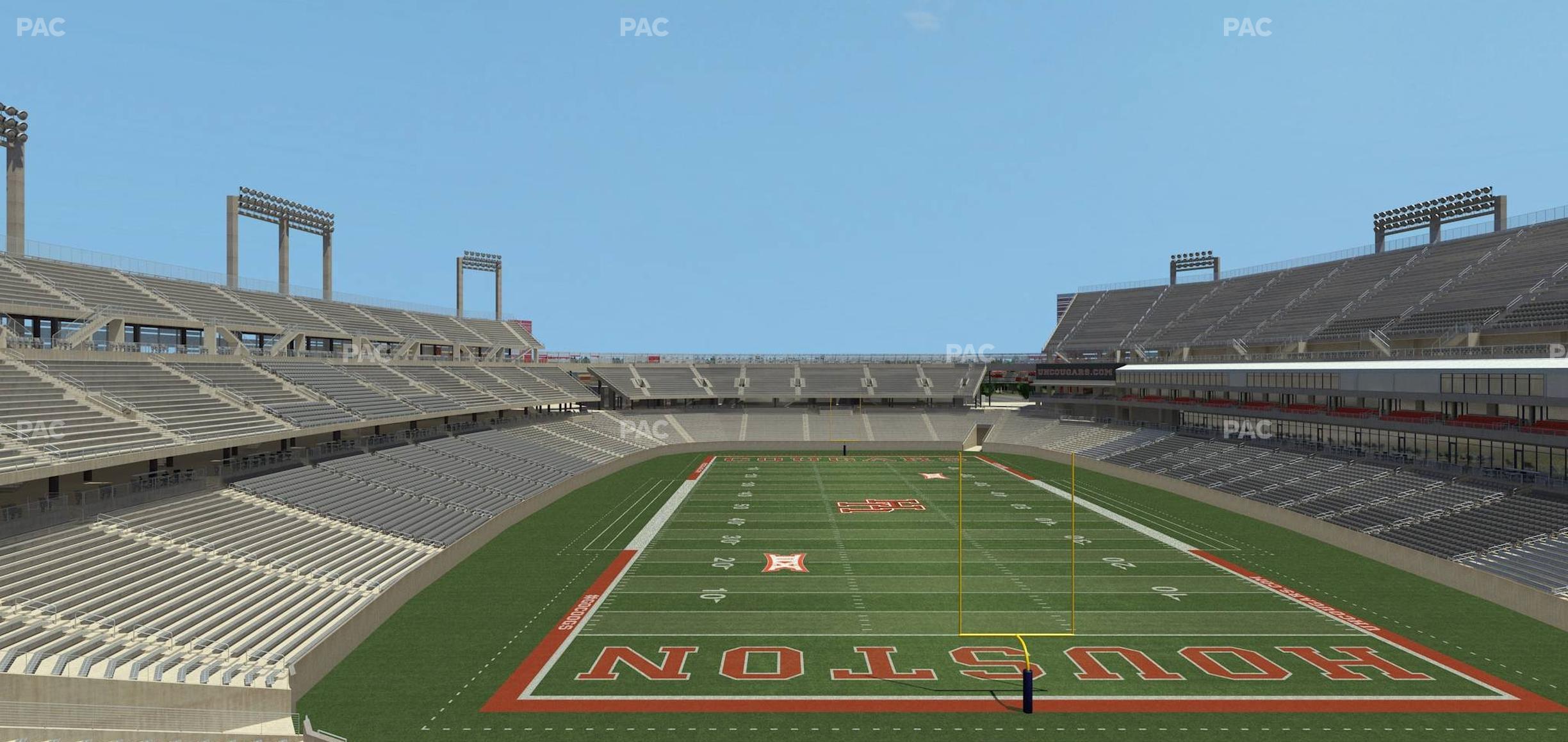 Seating view for TDECU Stadium Section 221