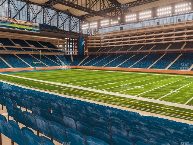 Seating view for Ford Field Section 131