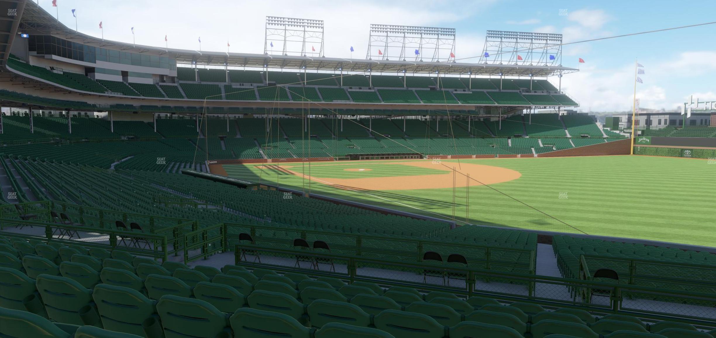 Seating view for Wrigley Field Section 231