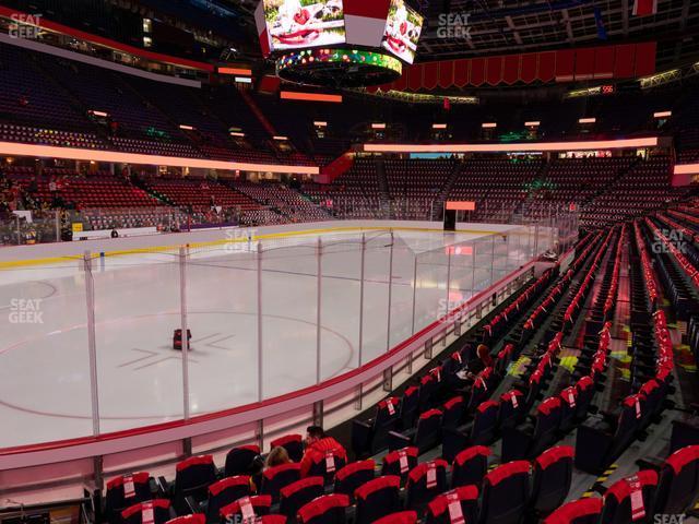 Seating view for Scotiabank Saddledome Section 117