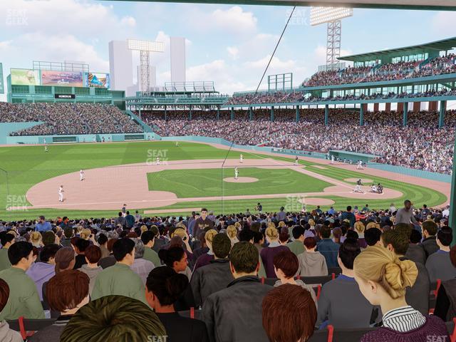 Seating view for Fenway Park Section Grandstand 26