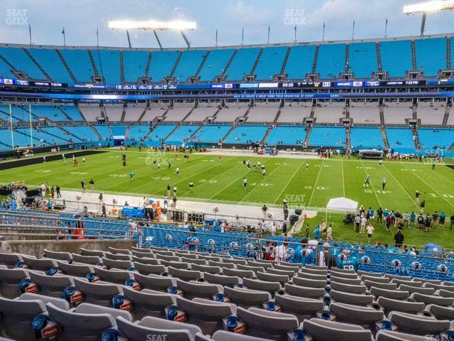 Seating view for Bank of America Stadium Section 342