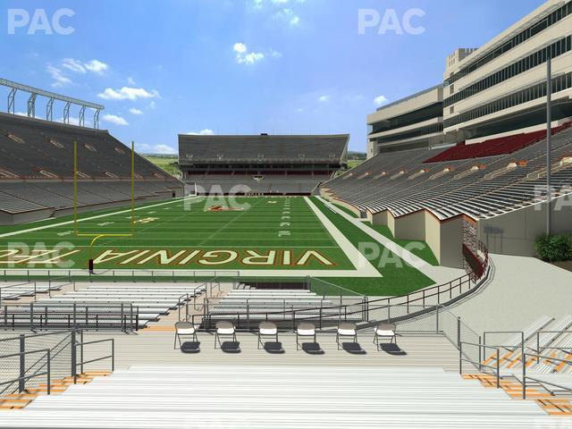 Seating view for Lane Stadium Section 119