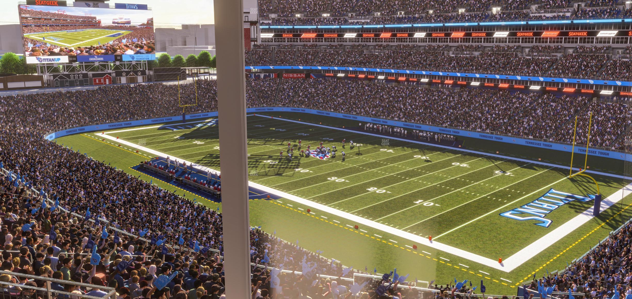 Seating view for Nissan Stadium Section Suite 503 E