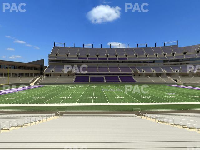 Seating view for Amon G. Carter Stadium Section 125