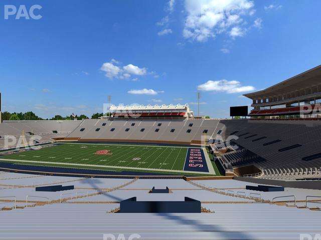 Seating view for Vaught Hemingway Stadium Section B