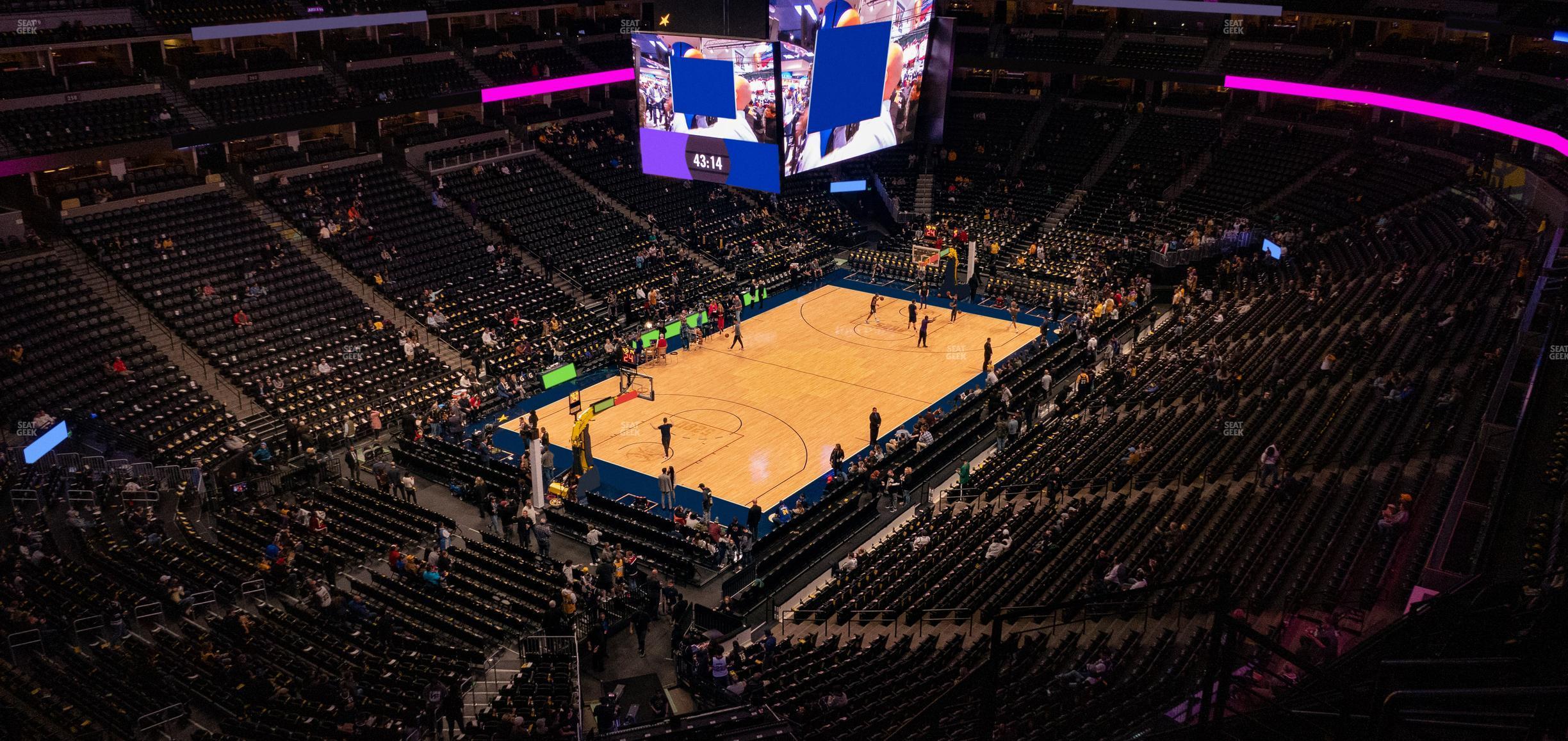 Seating view for Ball Arena Section 354