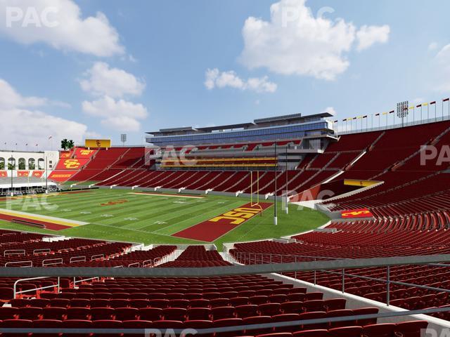 Seating view for Los Angeles Memorial Coliseum Section 118 A