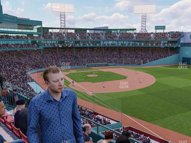 Seating view for Fenway Park Section Right Field Roof Box 25