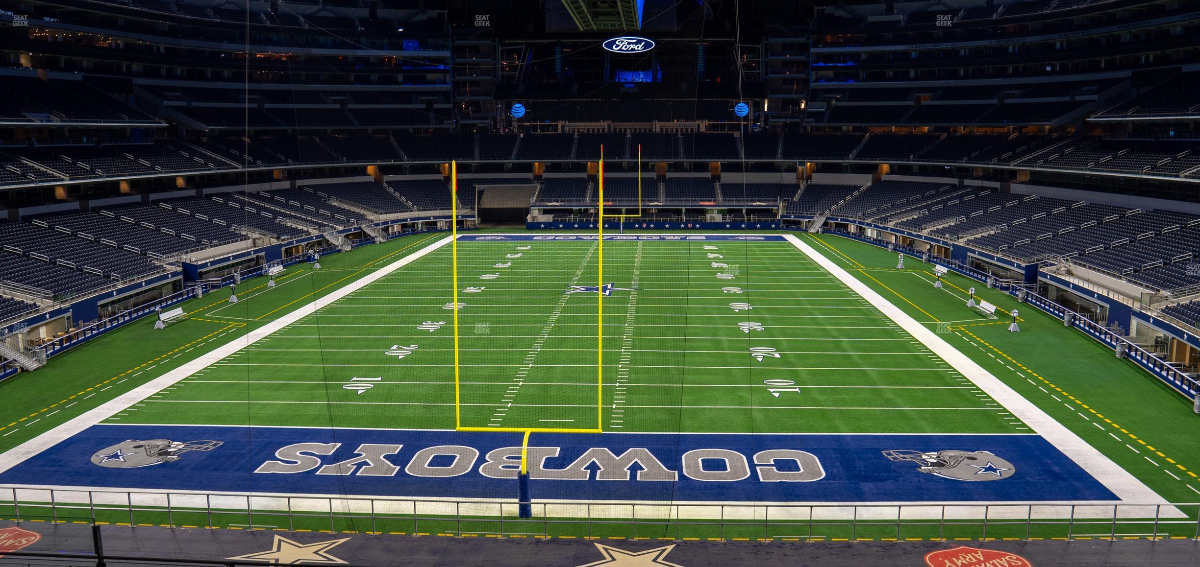 Seating view for AT&T Stadium Section 222