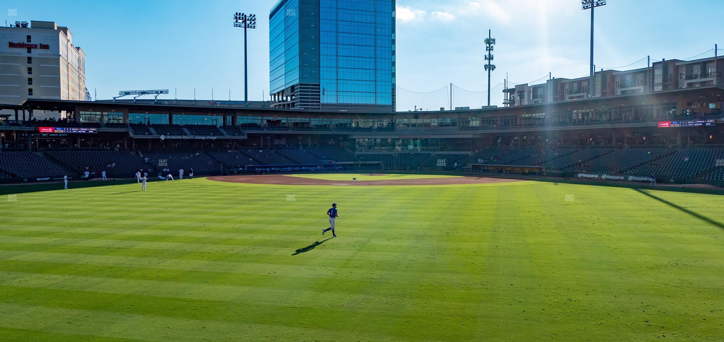 Seating view for Truist Field Section 126