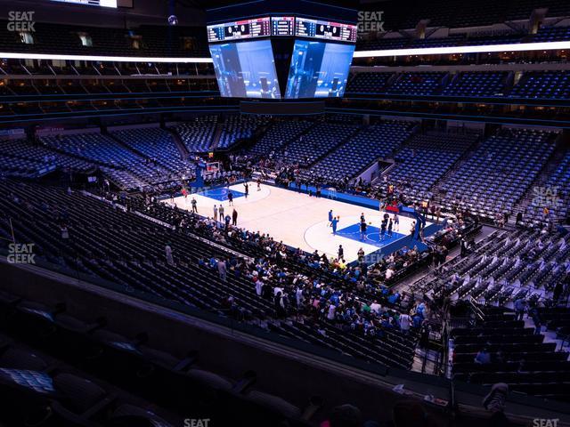 Seating view for American Airlines Center Section 206