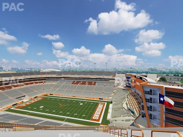 Seating view for Darrell K Royal - Texas Memorial Stadium Section 101