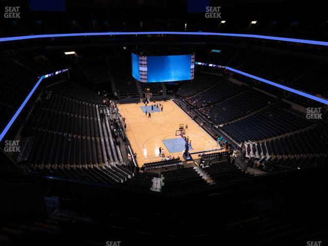 Seating view for FedExForum Section 215