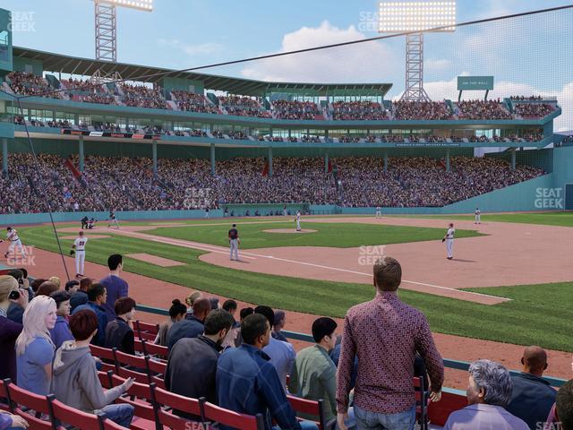 Seating view for Fenway Park Section Field Box 15