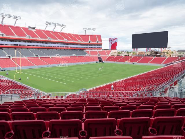 Seating view for Raymond James Stadium Section 228