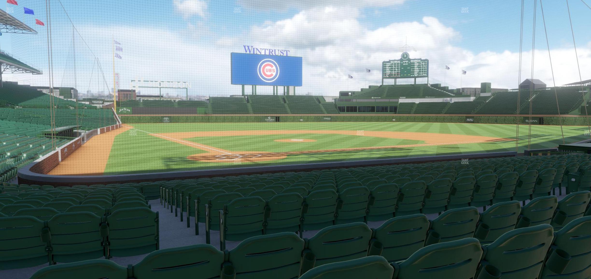 Seating view for Wrigley Field Section 120