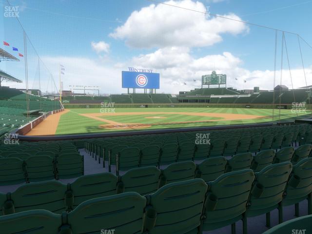 Seating view for Wrigley Field Section 120