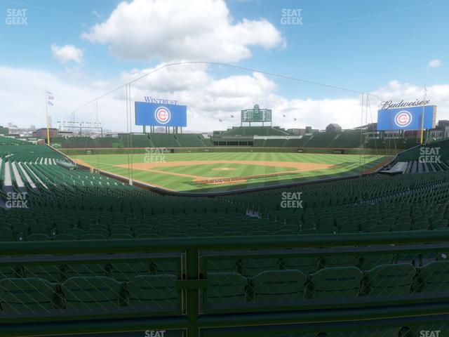 Seating view for Wrigley Field Section 118