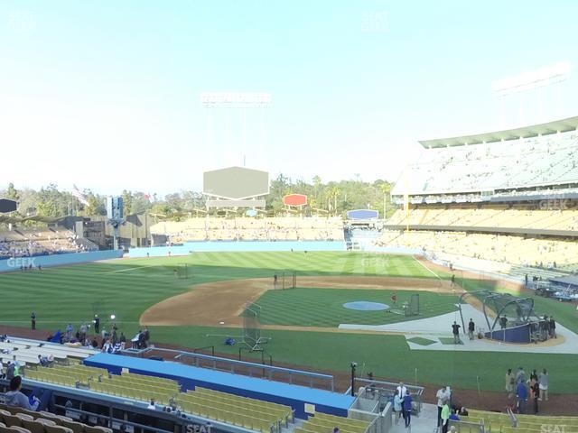 Seating view for Dodger Stadium Section 125 Lg