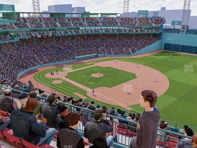 Seating view for Fenway Park Section Pavilion Suite B 6