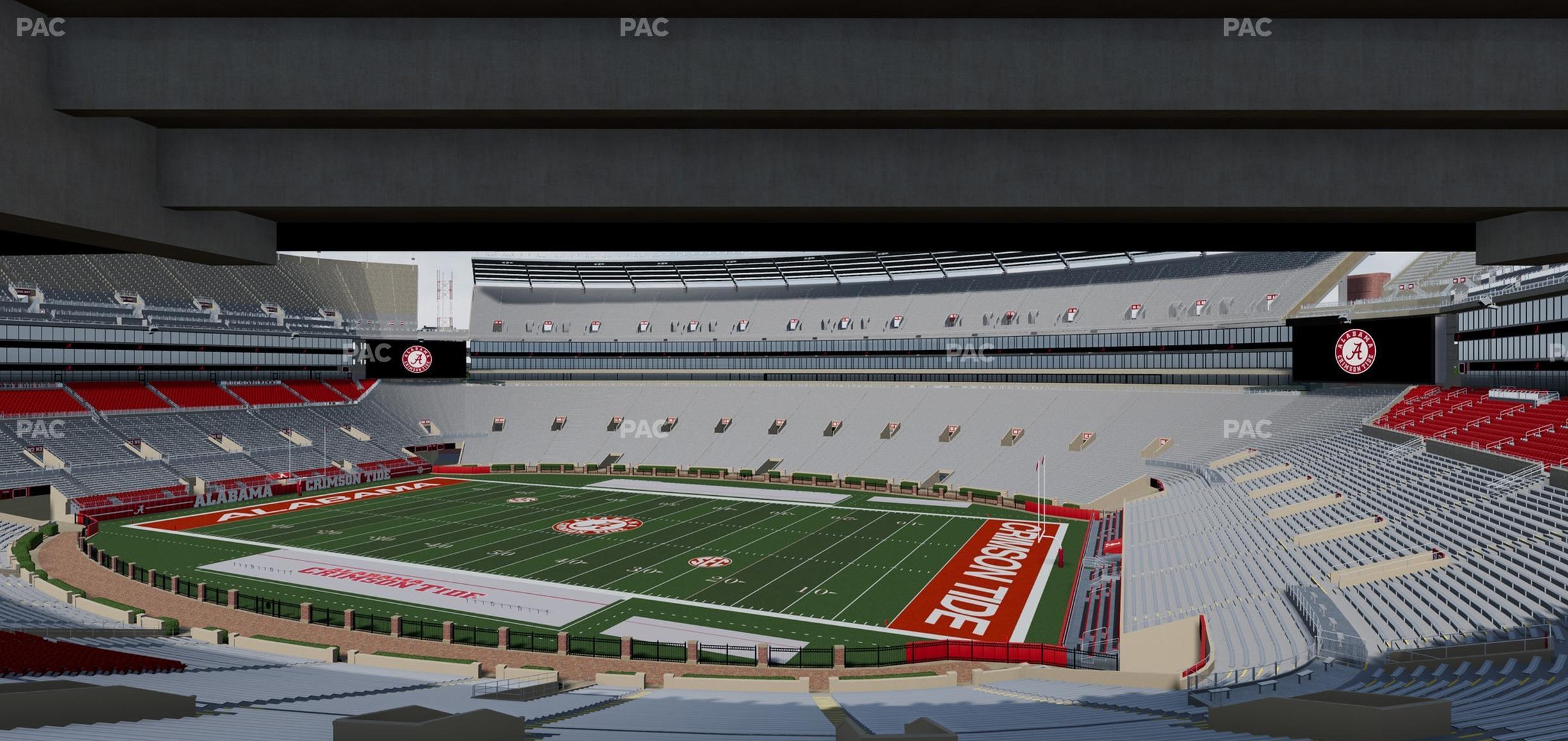 Seating view for Bryant Denny Stadium Section Loge Box 22