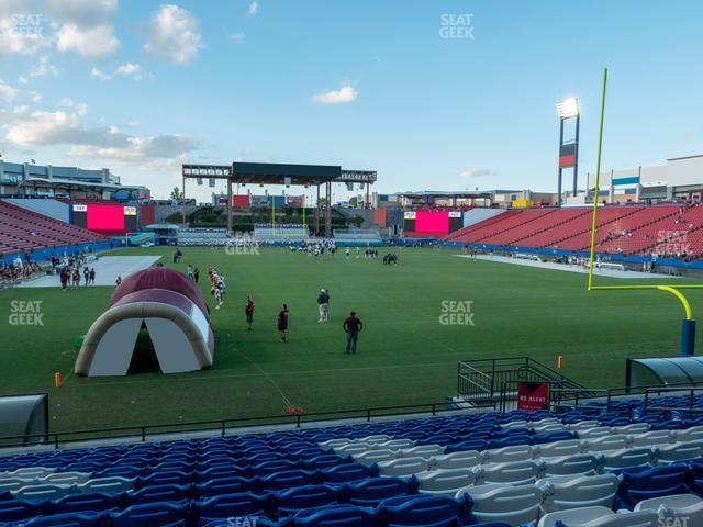 Seating view for Toyota Stadium Section 115