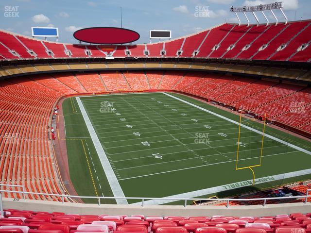 Seating view for GEHA Field at Arrowhead Stadium Section 315