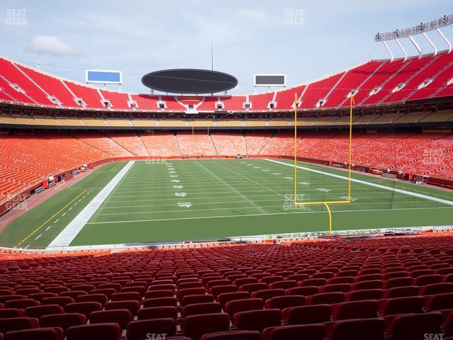 Seating view for GEHA Field at Arrowhead Stadium Section Ada 111