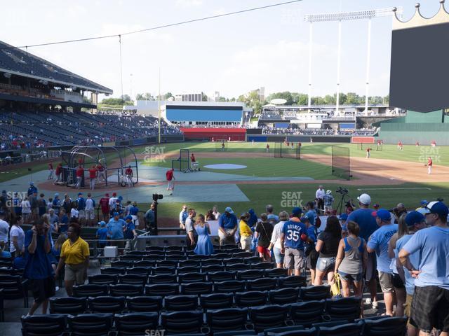 Seating view for Kauffman Stadium Section 132