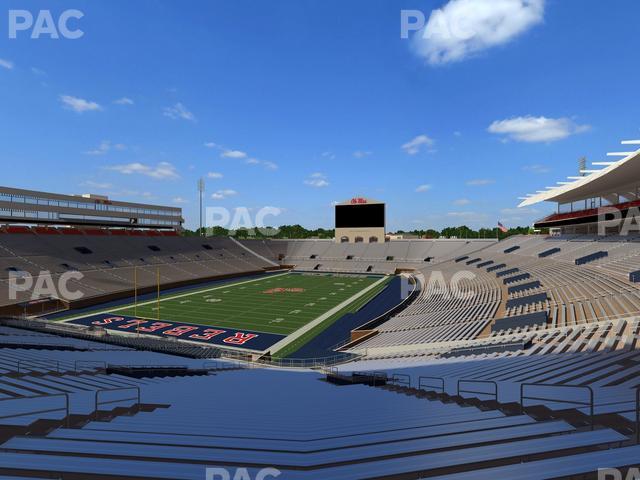 Seating view for Vaught Hemingway Stadium Section S 3