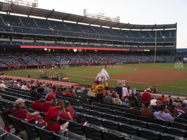 Seating view for Angel Stadium of Anaheim Section 126