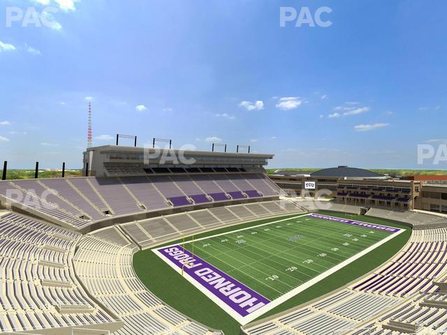 Seating view for Amon G. Carter Stadium Section 314