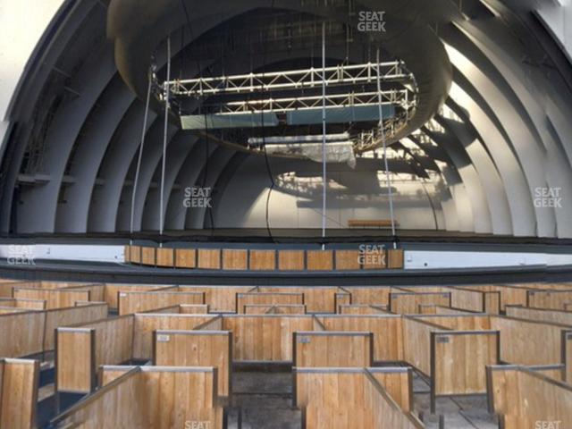 Seating view for Hollywood Bowl Section Garden 3