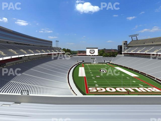 Seating view for Sanford Stadium Section 321