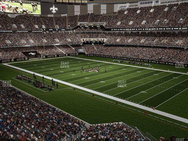 Seating view for Caesars Superdome Section 306