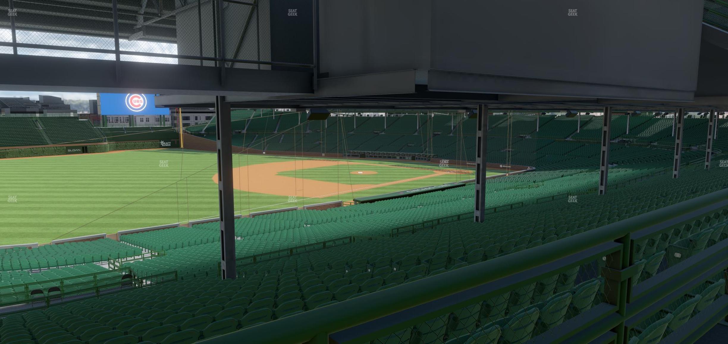 Seating view for Wrigley Field Section 206