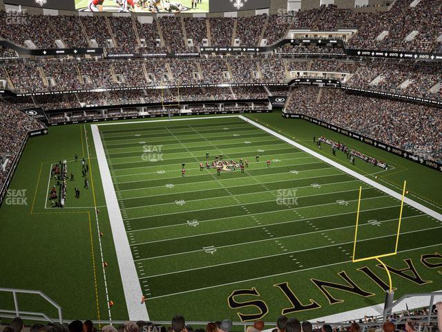 Seating view for Caesars Superdome Section 630