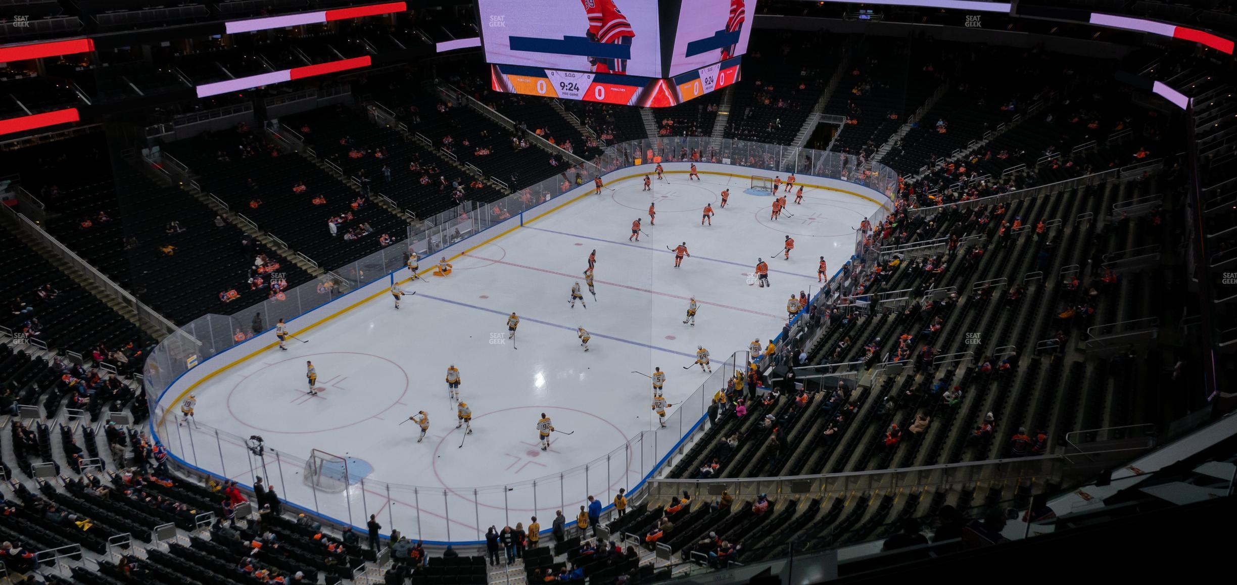 Seating view for Rogers Place Section 208