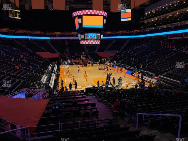 Seating view for Thompson-Boling Arena at Food City Center Section 114