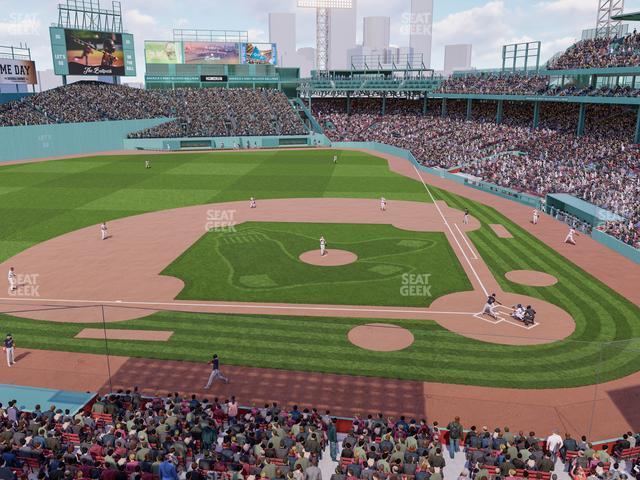 Seating view for Fenway Park Section Dell Technologies Suite L 4