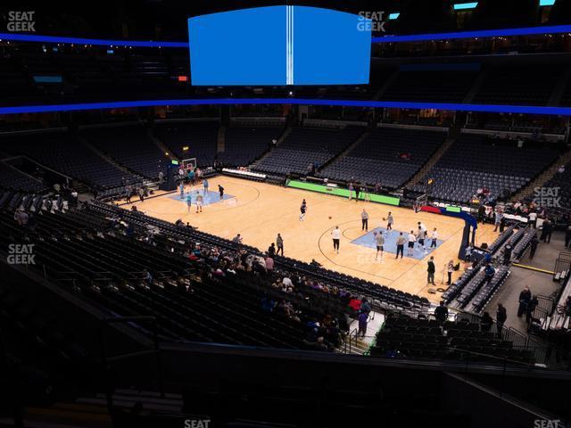 Seating view for FedExForum Section Pinnacle Club 14