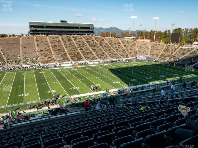 Seating view for Autzen Stadium Section 34 Public Reserve