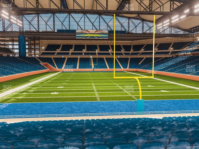 Seating view for Ford Field Section 116