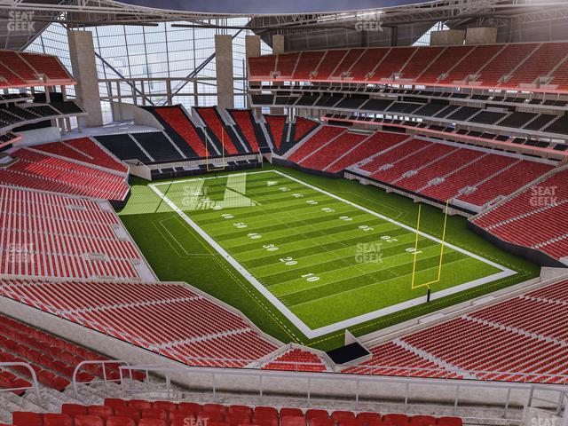 Seating view for Mercedes-Benz Stadium Section 330