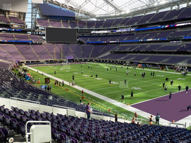 Seating view for U.S. Bank Stadium Section 103