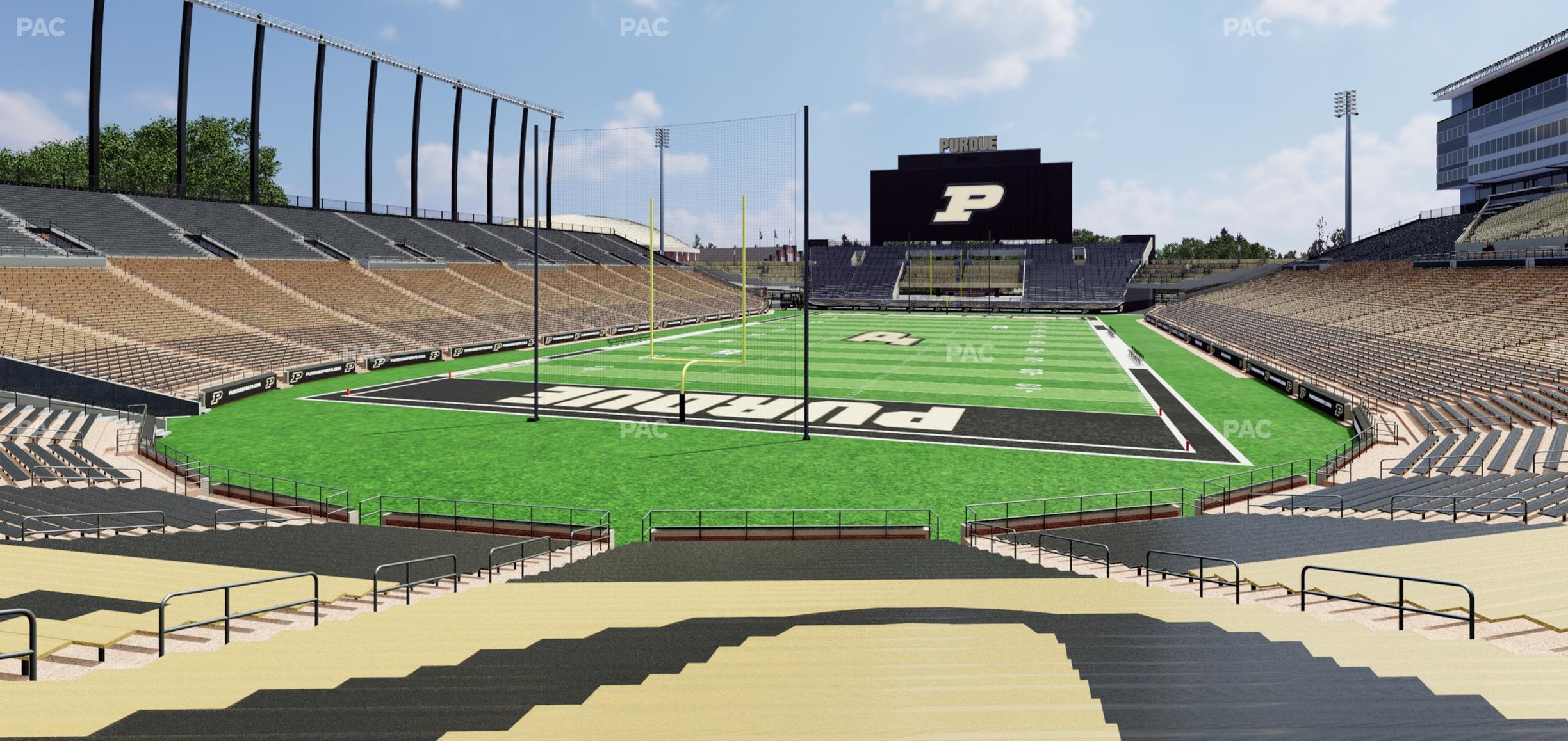 Seating view for Ross Ade Stadium Section 117