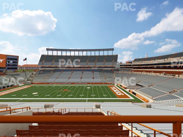 Seating view for Darrell K Royal - Texas Memorial Stadium Section Texas Club 27 C