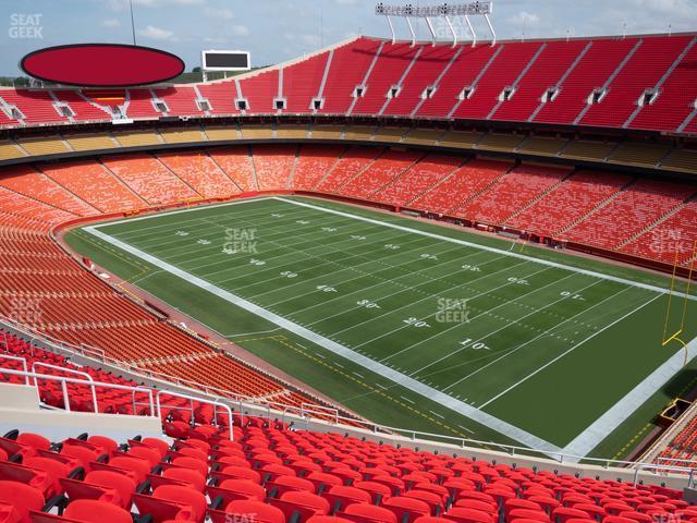 Seating view for GEHA Field at Arrowhead Stadium Section 318