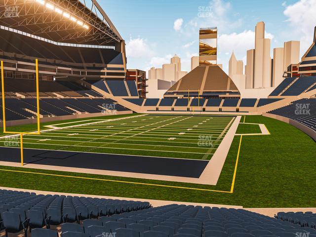 Seating view for Lumen Field Section 119